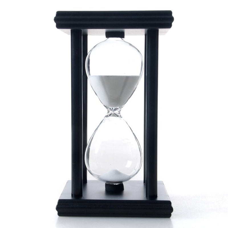 B BELLAWARE Bellaware Hourglass Sand Timer, 30 Minutes Wood Sand Clock - Image 2